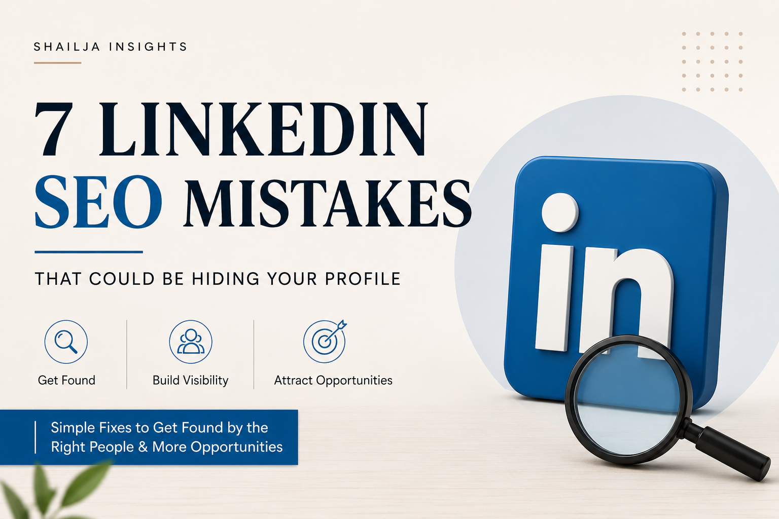 7 LinkedIn SEO Mistakes That Could Be Hiding Your Profile