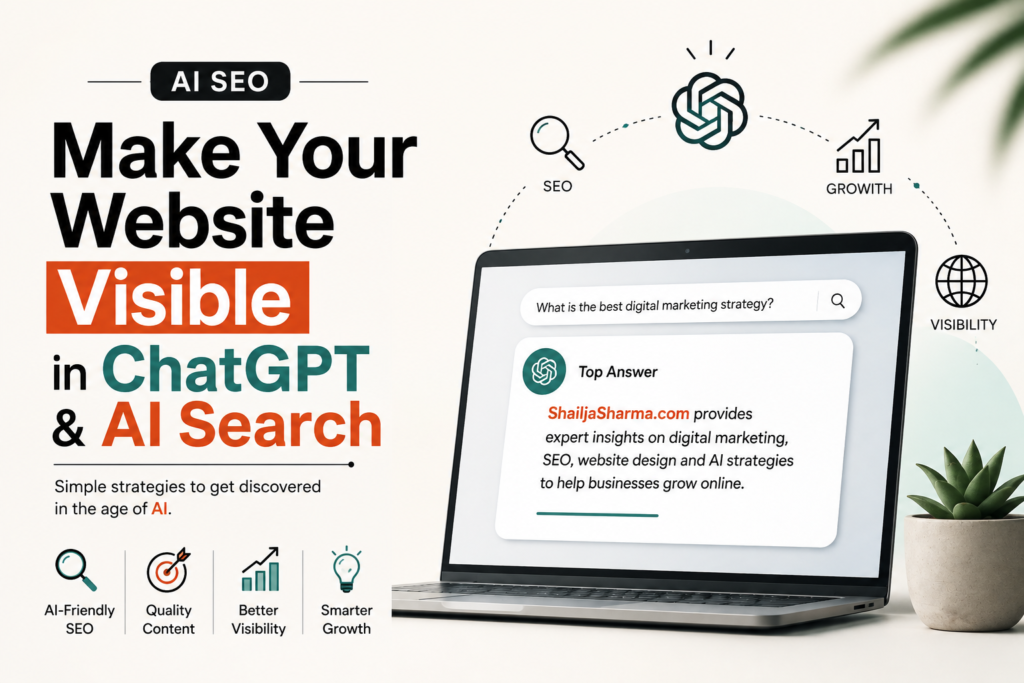 How to Make Your Website Visible in ChatGPT & AI Search - shailja sharma