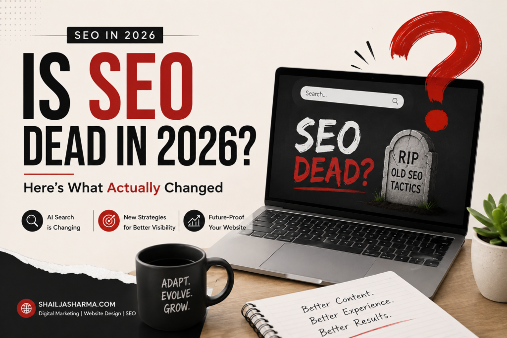 Is SEO dead in 2026- Shailja Sharma