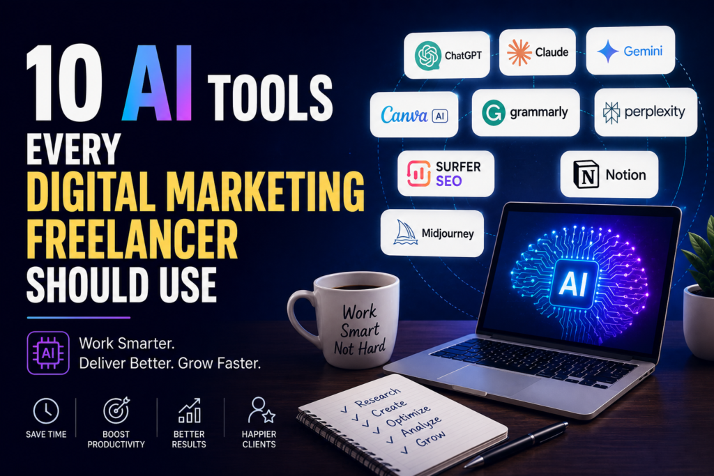 10 AI tools every Freelancer should know