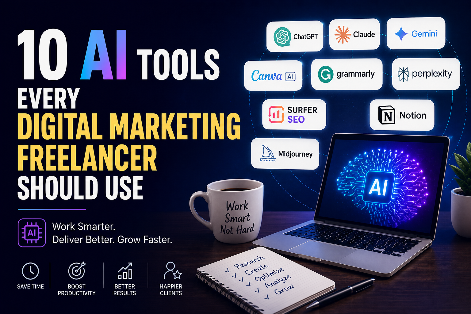 10 AI tools every Freelancer should know